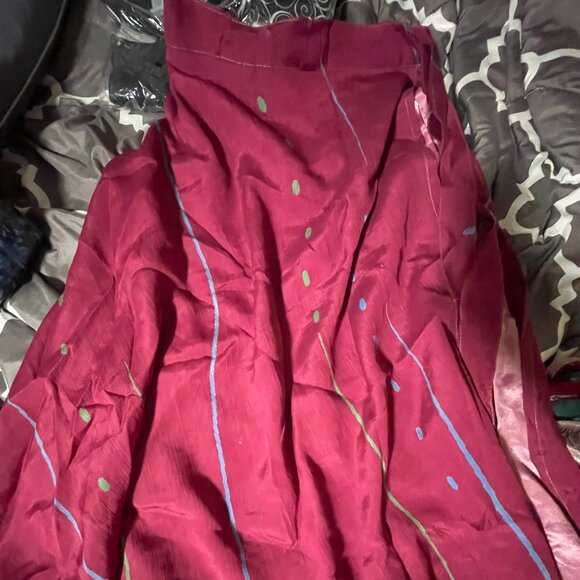 Wrap Around Silk Skirt - Picture 1 of 2